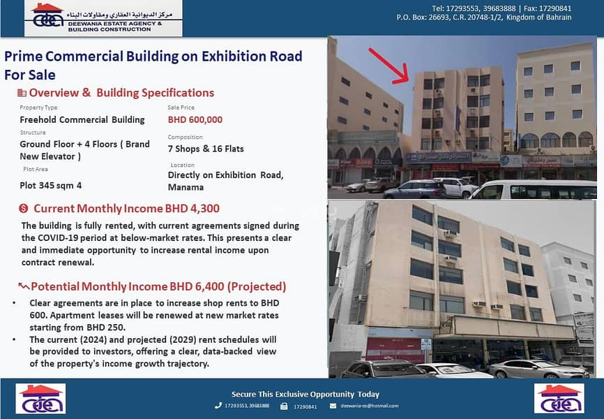 Commercial Building For Sale in Hoora, Capital Governorate