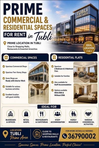 Other Commercial for Rent in Tubli, Capital Governorate - 0 Bedroom Other Commercial For Rent Tubli